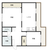 ◆SAMコーポの間取り図