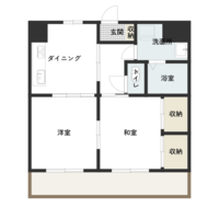 ◆らふぃーね甲の間取り図