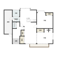 ◆上町貸家A棟の間取り図