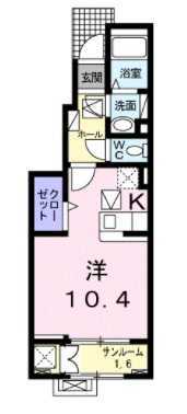 Vent・Vert　Ⅲ（1階）105号室