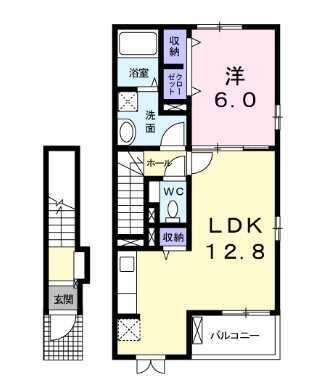 メゾン・ド・クレール　B（2階）203号室