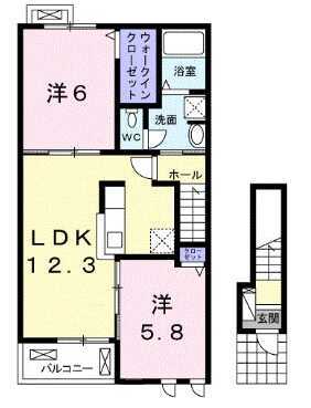 グランシャリオⅢ（2階）202、204号室