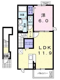メゾン　サニー　ジェルメⅡ（2階）203号室