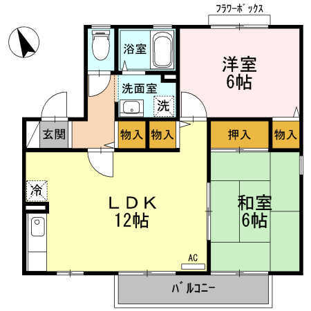 【D】シャルマン　HAMA　A棟（1階）102号室